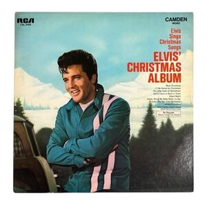 Elvis Presley Elvis Christmas Album Mono RCA Camden CAL 2428 Vinyl Record 1970